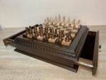 Chess set: Multifunctional Chess Board with 2 Drawers + pieces "Staunton" - Image 12
