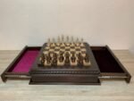 Chess set: Multifunctional Chess Board with 2 Drawers + pieces "Staunton" - Image 13