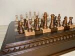 Chess set: Multifunctional Chess Board with 2 Drawers + pieces "Staunton" - Image 3
