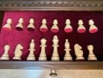 Chess set: Multifunctional Chess Board with 2 Drawers + pieces "Staunton" - Image 9