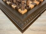 Chess set: Multifunctional Chess Board with 2 Drawers + pieces "Battle of Thrones & Knights" - Image 4