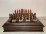 Chess set: Multifunctional Chess Board with 2 Drawers + pieces "Battle of Thrones & Knights" - Image 5