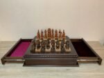 Chess set: Multifunctional Chess Board with 2 Drawers + pieces "Battle of Thrones & Knights" - Image 9