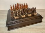 Chess set: Multifunctional Chess Board with 2 Drawers + pieces "Battle of Thrones & Knights" - Image 2