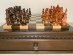 Chess set: Multifunctional Chess Board with 2 Drawers + pieces "Battle of Thrones & Knights" - Image 13