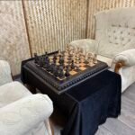 Vintage Chess set: Chess board "Old Luxury" + chess pieces "Royal Filigree" slavic style - Image 10