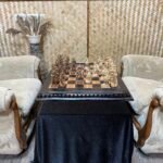 Chess set: Chess board "Old Luxury" + chess pieces "Warriors of Sparta", vintage style - Image 9