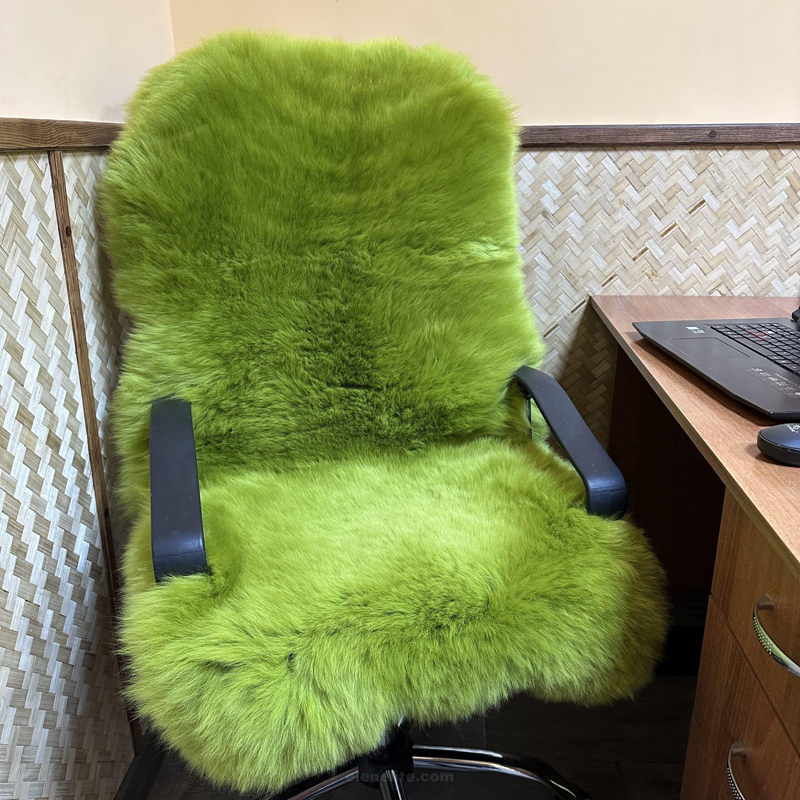 IMG_9794 Natural Sheepskin Seat Cover for Chair, All sizes - Image 1