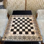 Wooden Chess board “Waves of Aspiration” Handmade and Crafted - Image 5