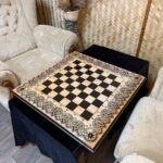 Wooden Chess board “Waves of Aspiration” Handmade and Crafted - Image 10