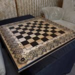 Wooden Chess board “Waves of Aspiration” Handmade and Crafted - Image 9