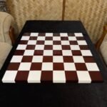 Wooden Glossy Chess Board, Cherry & White, Ash Wood, Handmade - Image 5
