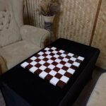 Wooden Glossy Chess Board, Cherry & White, Ash Wood, Handmade - Image 9
