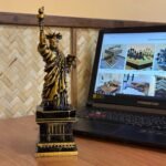 Wooden Statue of Liberty, Custom Lady Liberty Ash Wood Sculpture - Image 8