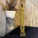 Handmade Wooden Empire State Building Statue, Art Deco New York Architecture - Image 6