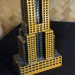 Handmade Wooden Empire State Building Statue, Art Deco New York Architecture - Image 7