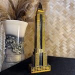 Handmade Wooden Empire State Building Statue, Art Deco New York Architecture - Image 3