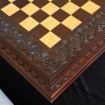 Wooden Chess board “Waves of Aspiration” (In Stock) - Image 2