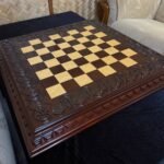 Wooden Chess board “Waves of Aspiration” (In Stock) - Image 3