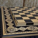 Wooden Chess Board "Bright Art" Decorated with beads (In Stock) - Image 5