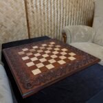 Chess board “Waves of Aspiration” light brown (In Stock) - Image 3