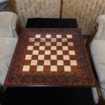 Chess board “Waves of Aspiration” light brown (In Stock) - Image 5