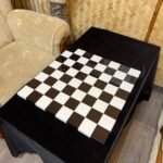 Wooden Chess board "Black&White" Classic design, Super glossy (In Stock) - Image 7