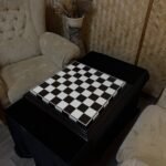 Classic Chess board "Black&White" Ash Wood (In Stock) - Image 6