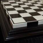 Classic Chess board "Black&White" Ash Wood (In Stock) - Image 3