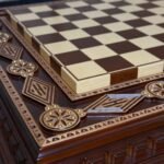 Chess board "Royal Classic" Decorated with beads (Sale) - Image 5
